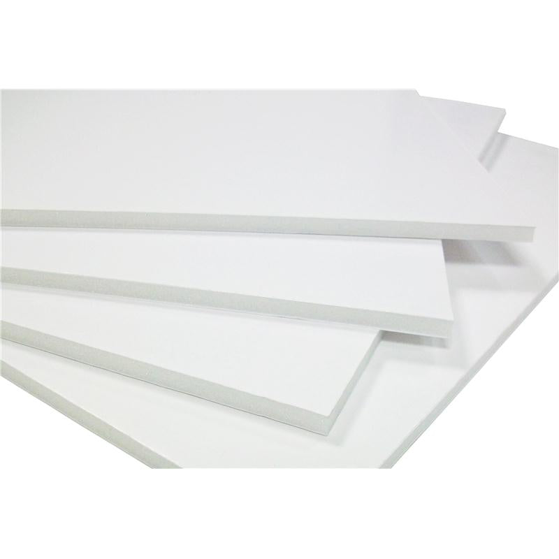 3/8 White Acid Free Buffered Foam Core Boards : 24 x 36
